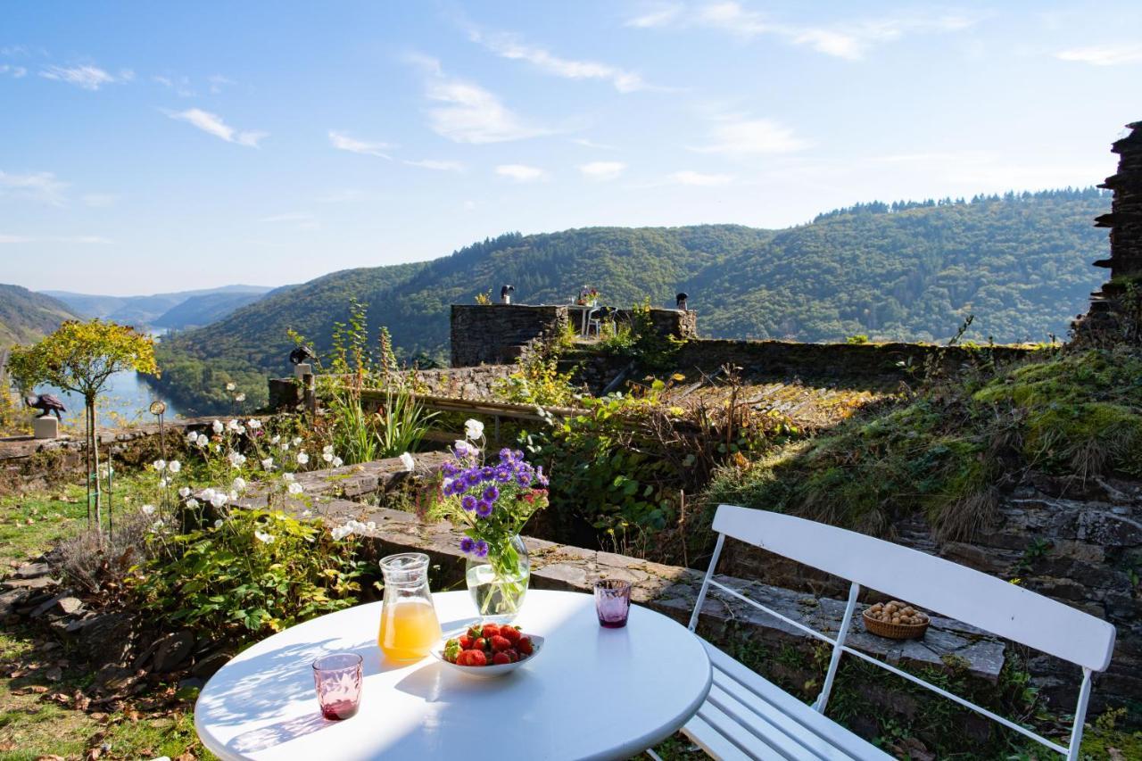 Kutscherhaus Auf Burg Coraidelstein Klotten Eksteriør billede